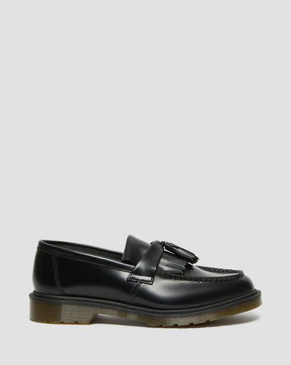 Dr. Martens Adrian Smooth Leather Tassel Loafers Black - Mens
