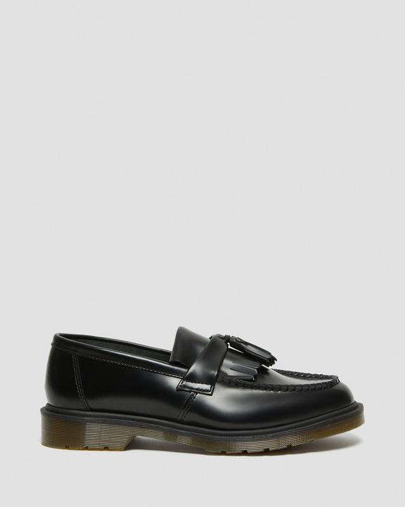 Dr. Martens Adrian Smooth Leather Tassel Loafers Black - Mens