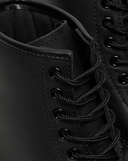 1460 Slip Resistant Leather Lace Up Boots - Black - Mens