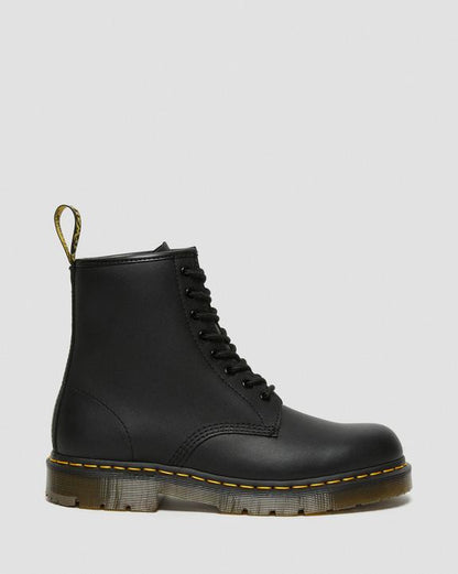 1460 Slip Resistant Leather Lace Up Boots - Black - Mens