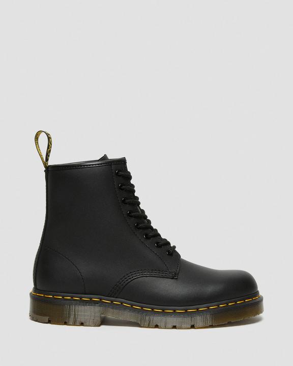1460 Slip Resistant Leather Lace Up Boots - Black - Mens