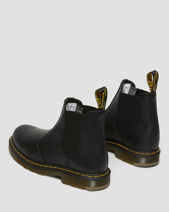 Dr. Martens 2976 Slip Resistant Leather Chelsea Boots Black - Womens