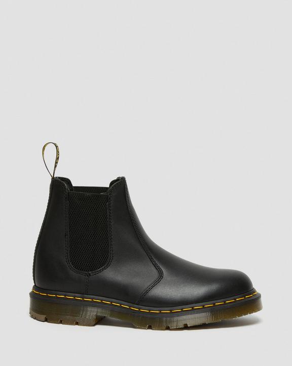 Dr. Martens 2976 Slip Resistant Leather Chelsea Boots Black - Womens