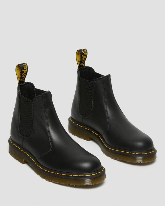 Dr. Martens 2976 Slip Resistant Leather Chelsea Boots Black - Womens