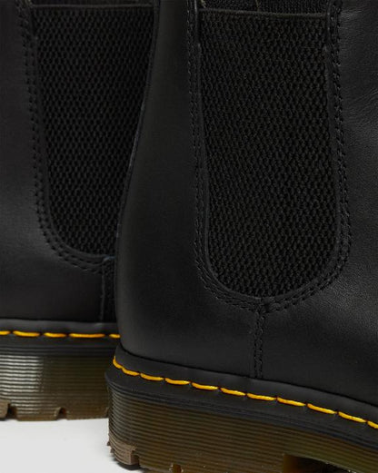 Dr. Martens 2976 Slip Resistant Leather Chelsea Boots Black - Womens