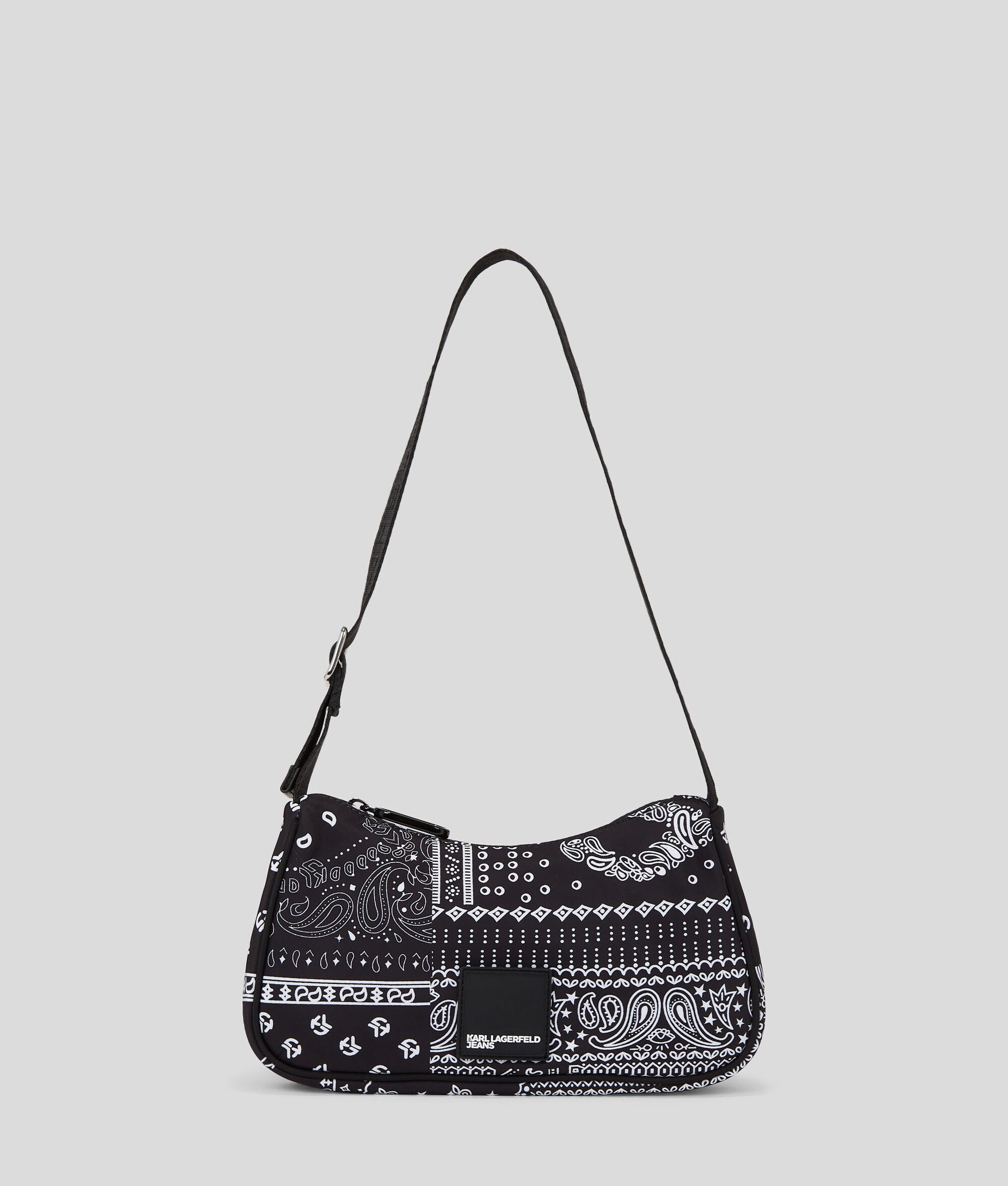Urban Nylon Shoulder Bag AOP BANDANA BLACK AOP BANDANA BLACK