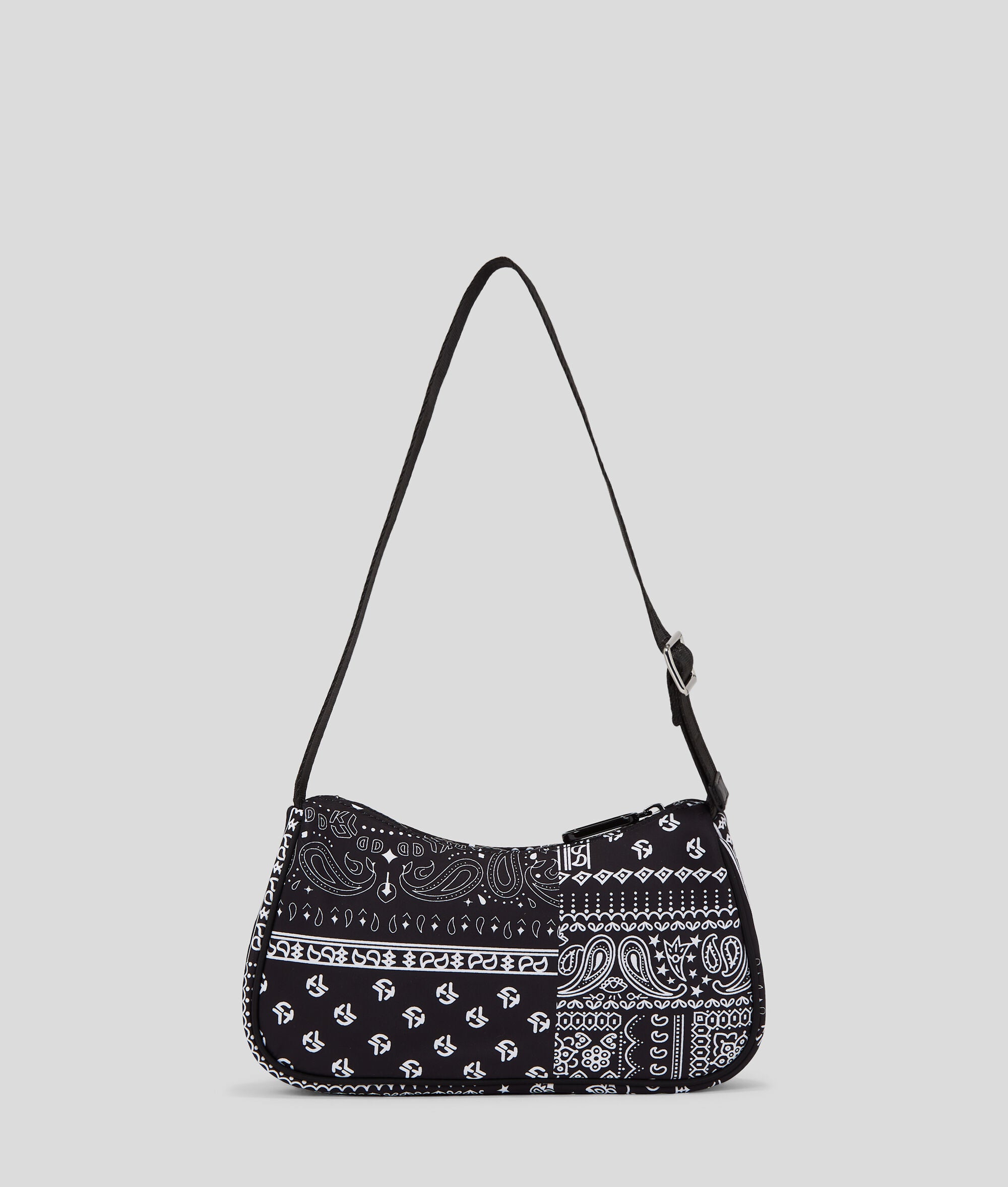 Urban Nylon Shoulder Bag AOP BANDANA BLACK AOP BANDANA BLACK