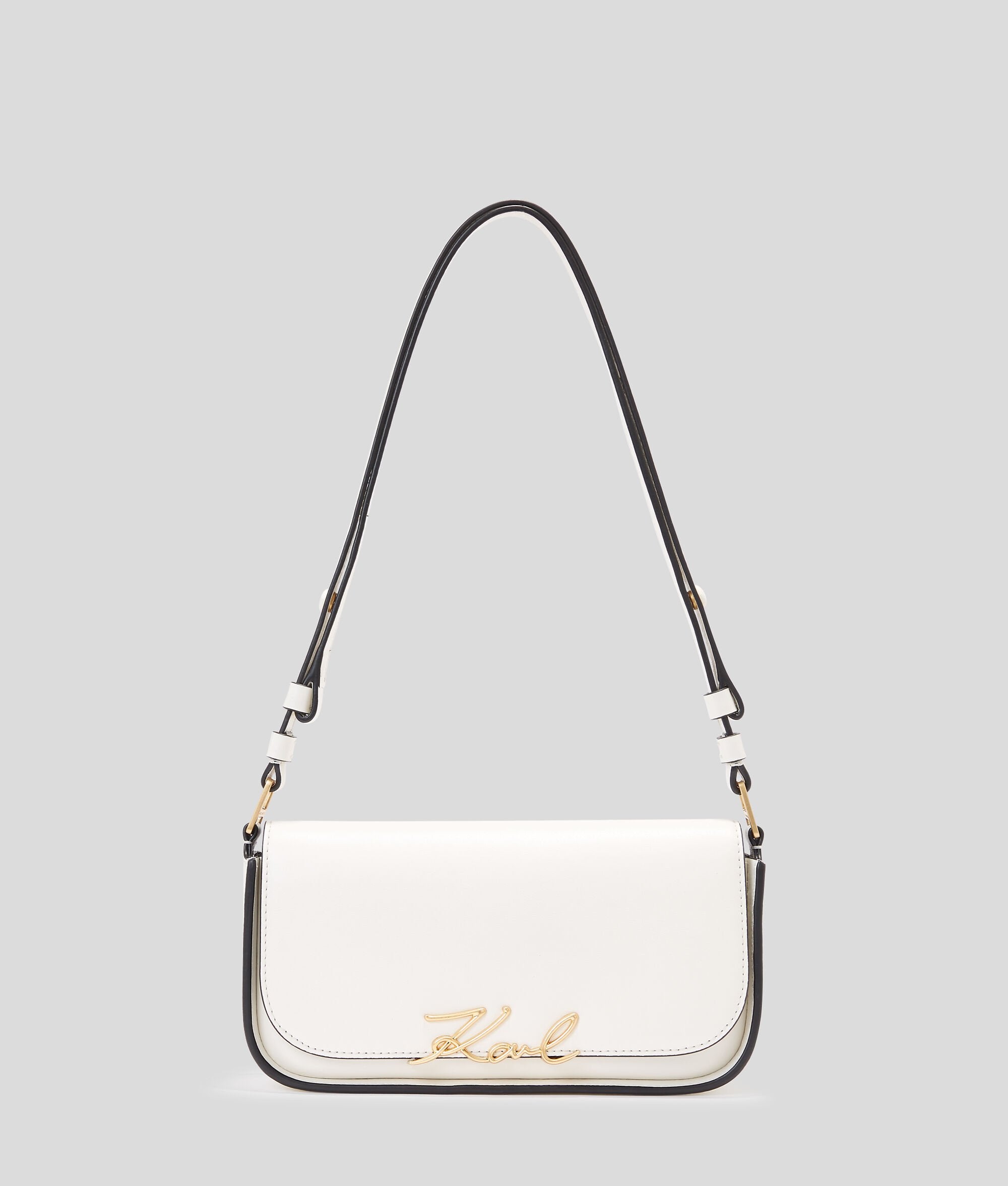 K/Signature Two-Way Crossbody Bag Off White Off White