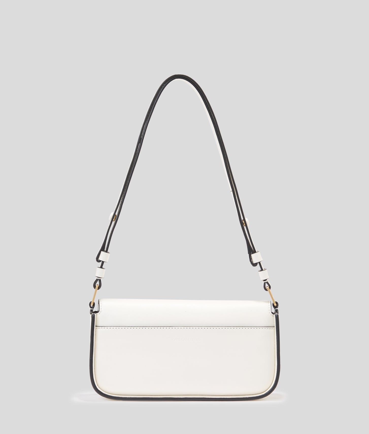 KarlLagerfeld Ksignature Two-Way Crossbody Bag Off White