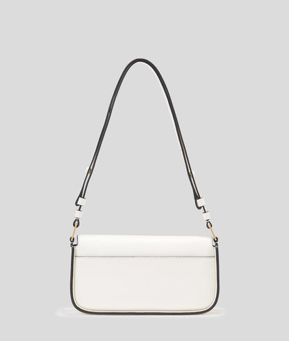 KarlLagerfeld Ksignature Two-Way Crossbody Bag Off White