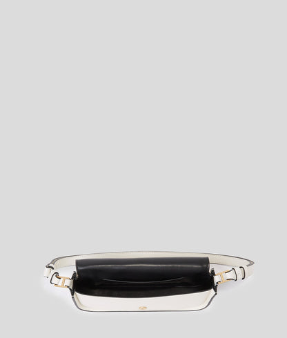 KarlLagerfeld Ksignature Two-Way Crossbody Bag Off White