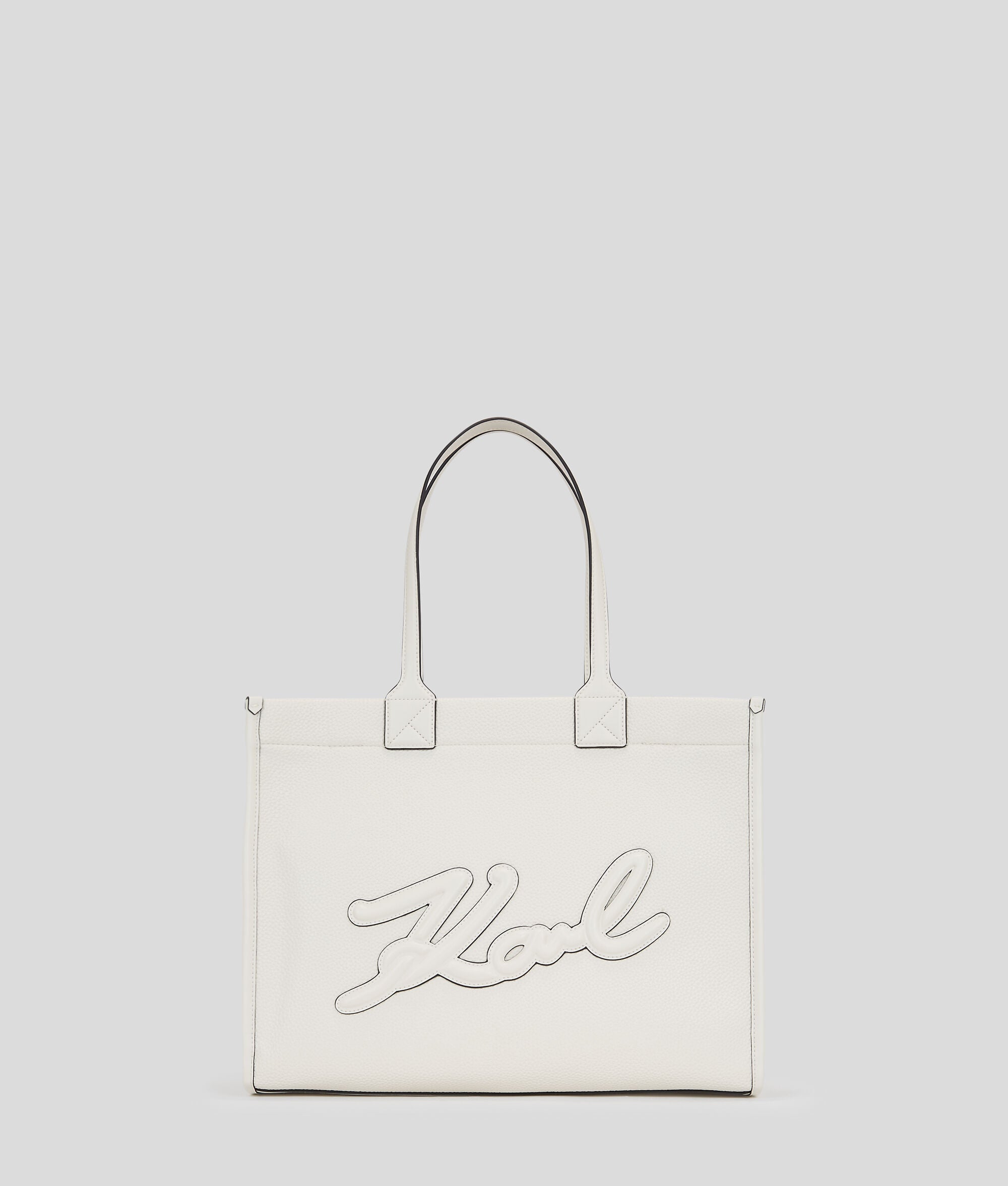 K/Skuare Grainy Large Tote Bag Off White Off White