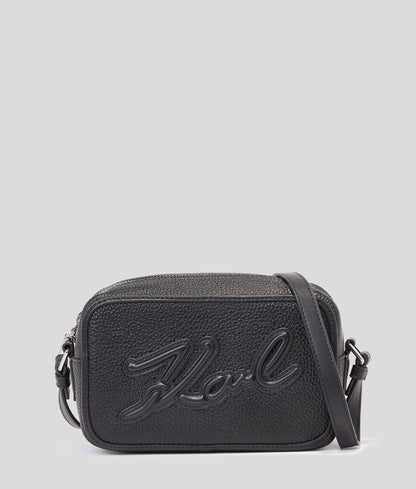 KarlLagerfeld Kskuare Grainy Camera Bag Black