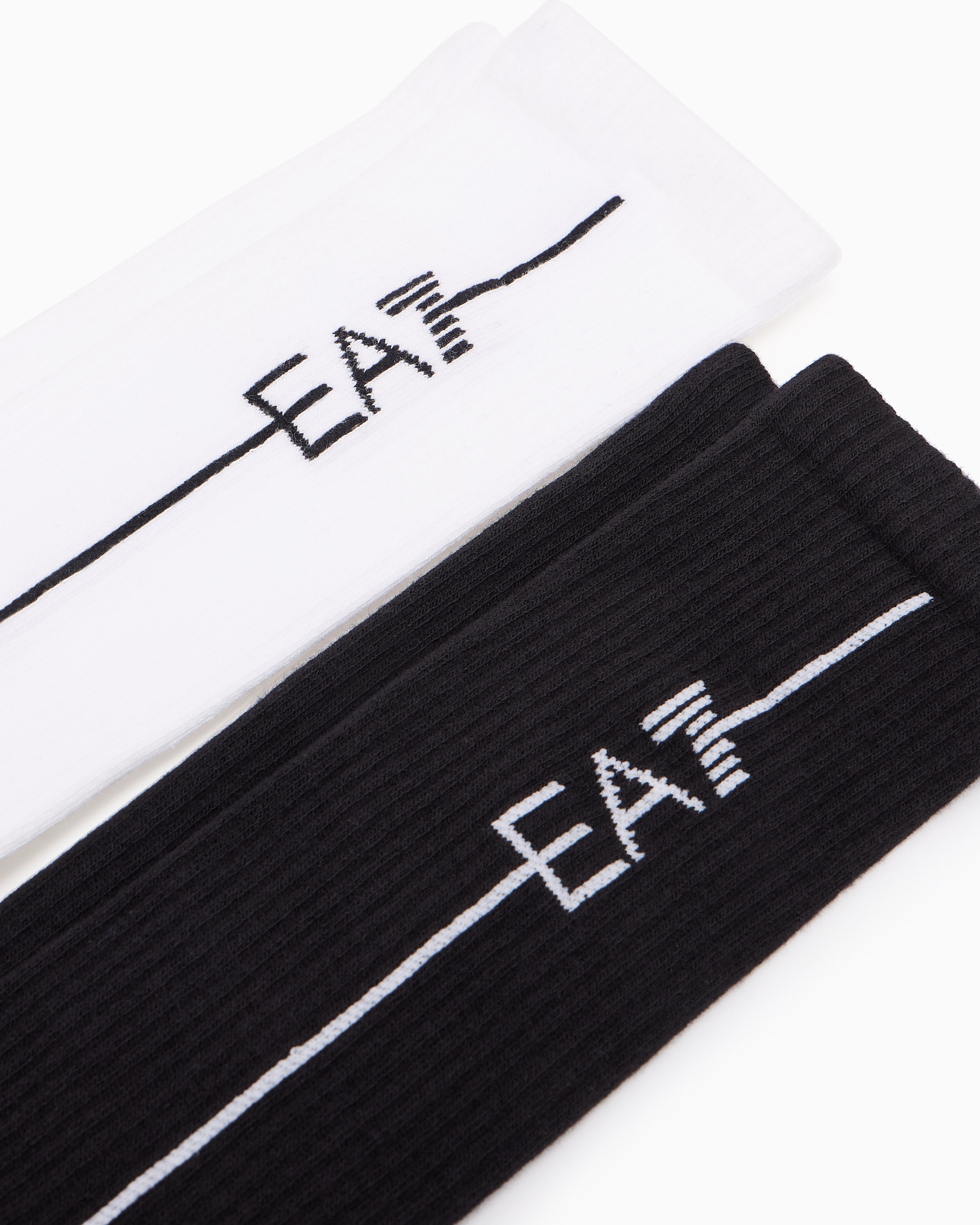 EA7 Training socks with jacquard logo Unisex Train Socks