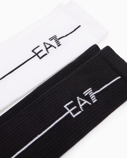 EA7 Training socks with jacquard logo Unisex Train Socks