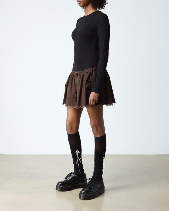 Dr Martens Leather Platform Casual Shoes - Black