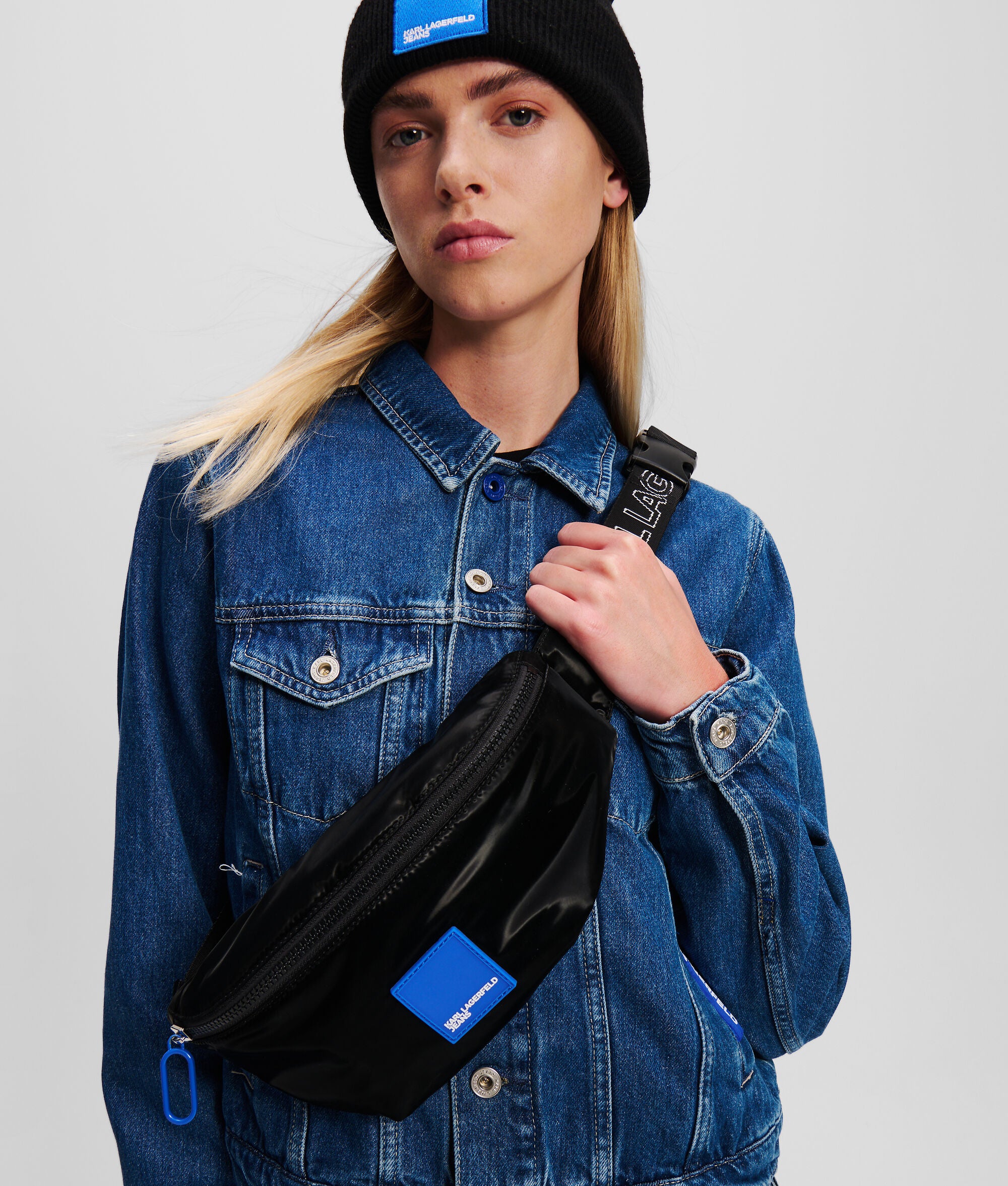 Ubran Nylon Belt Bag BLACK BLACK