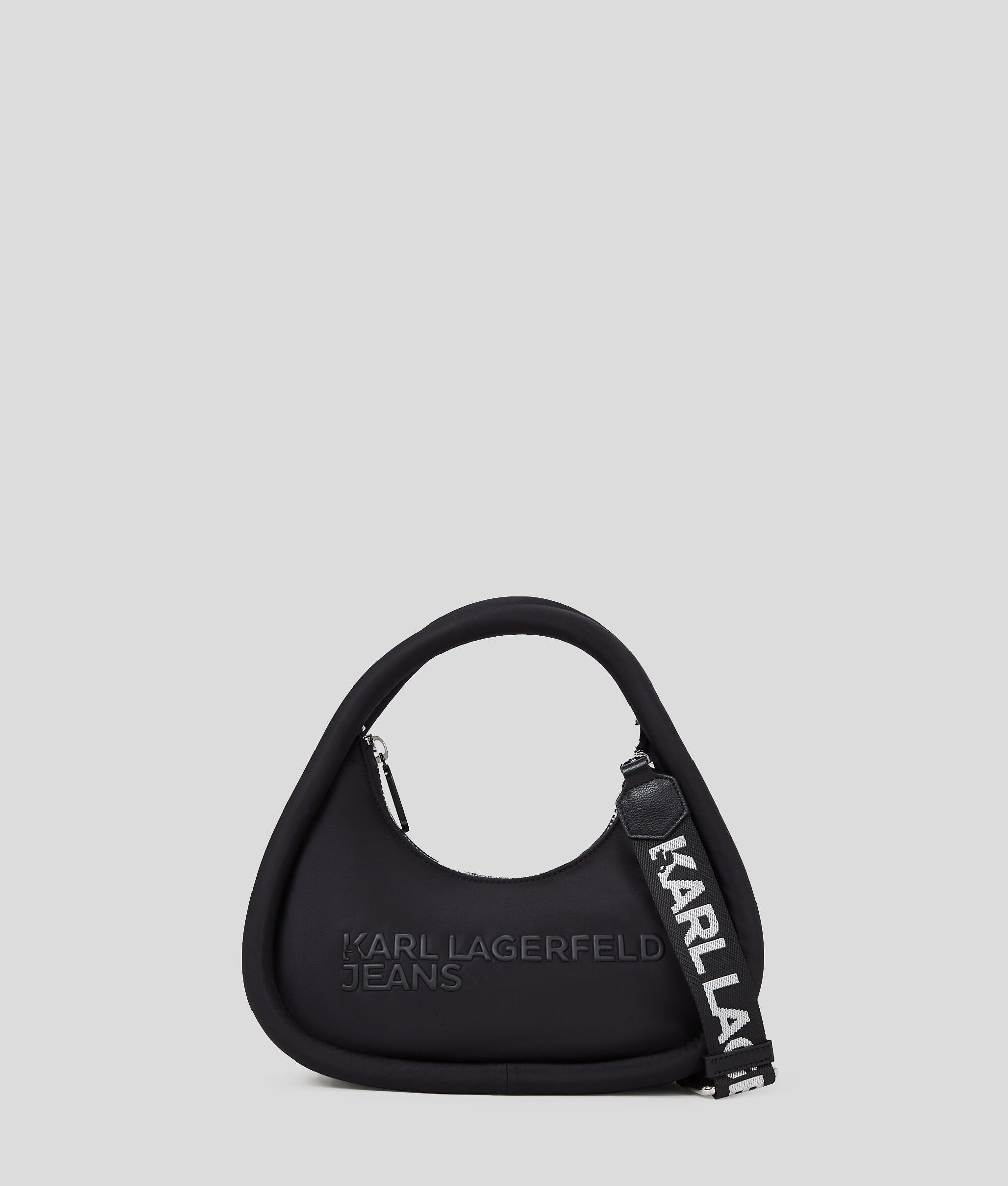 Puffy Top-Handle Bag BLACK BLACK