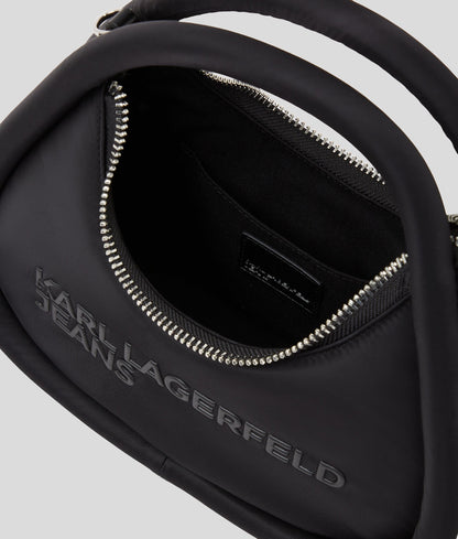 Puffy Top-Handle Bag BLACK BLACK