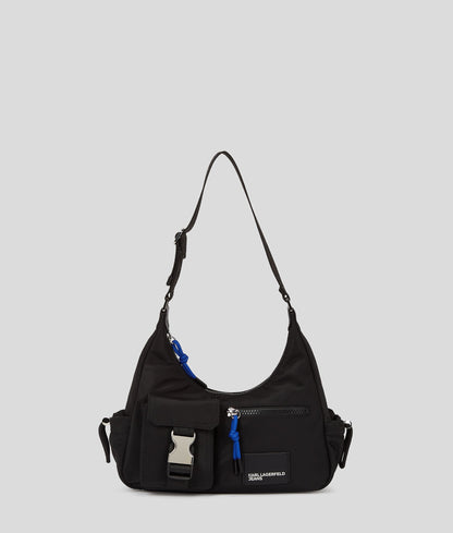 Street Nylon Shoulder Bag BLACK BLACK