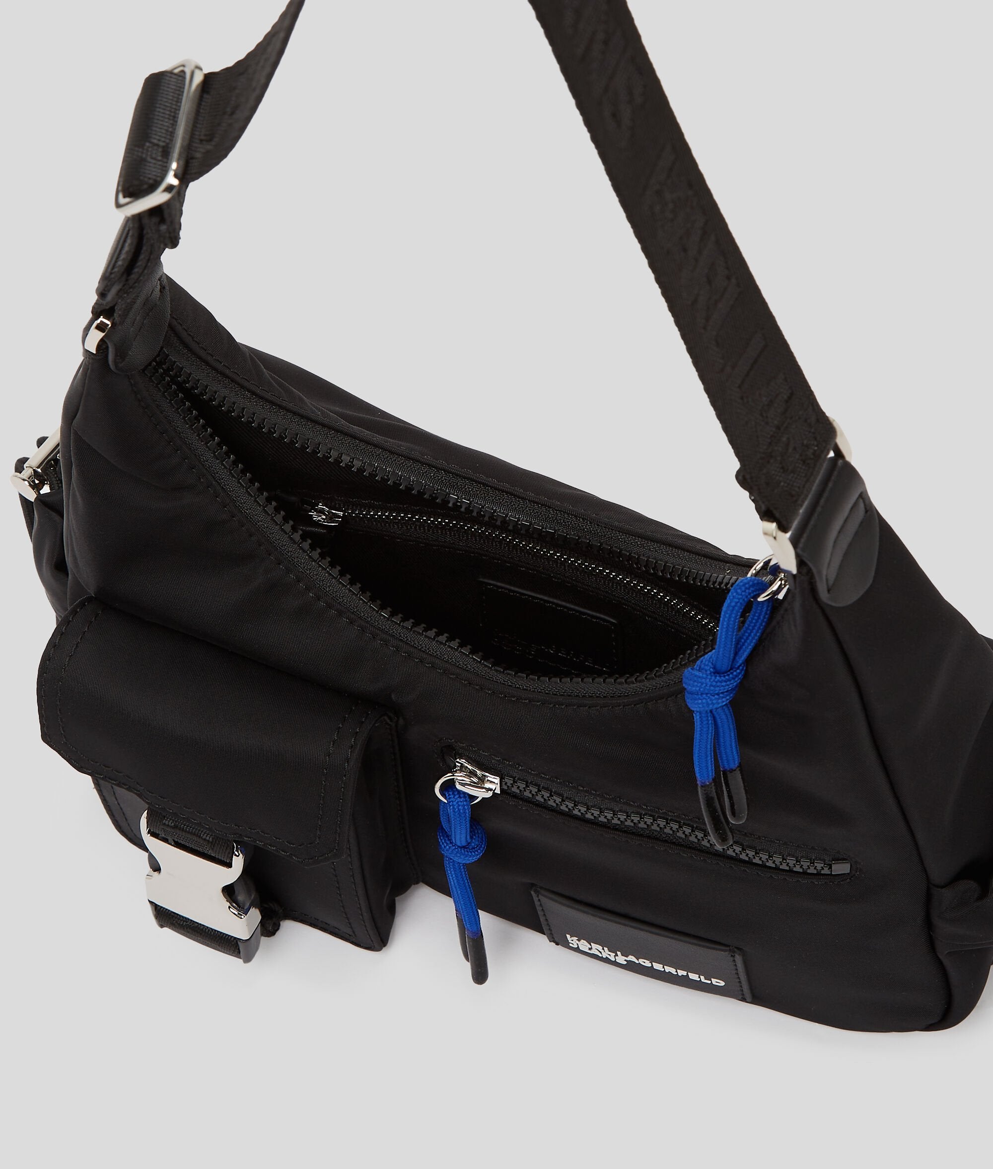 Street Nylon Shoulder Bag BLACK BLACK