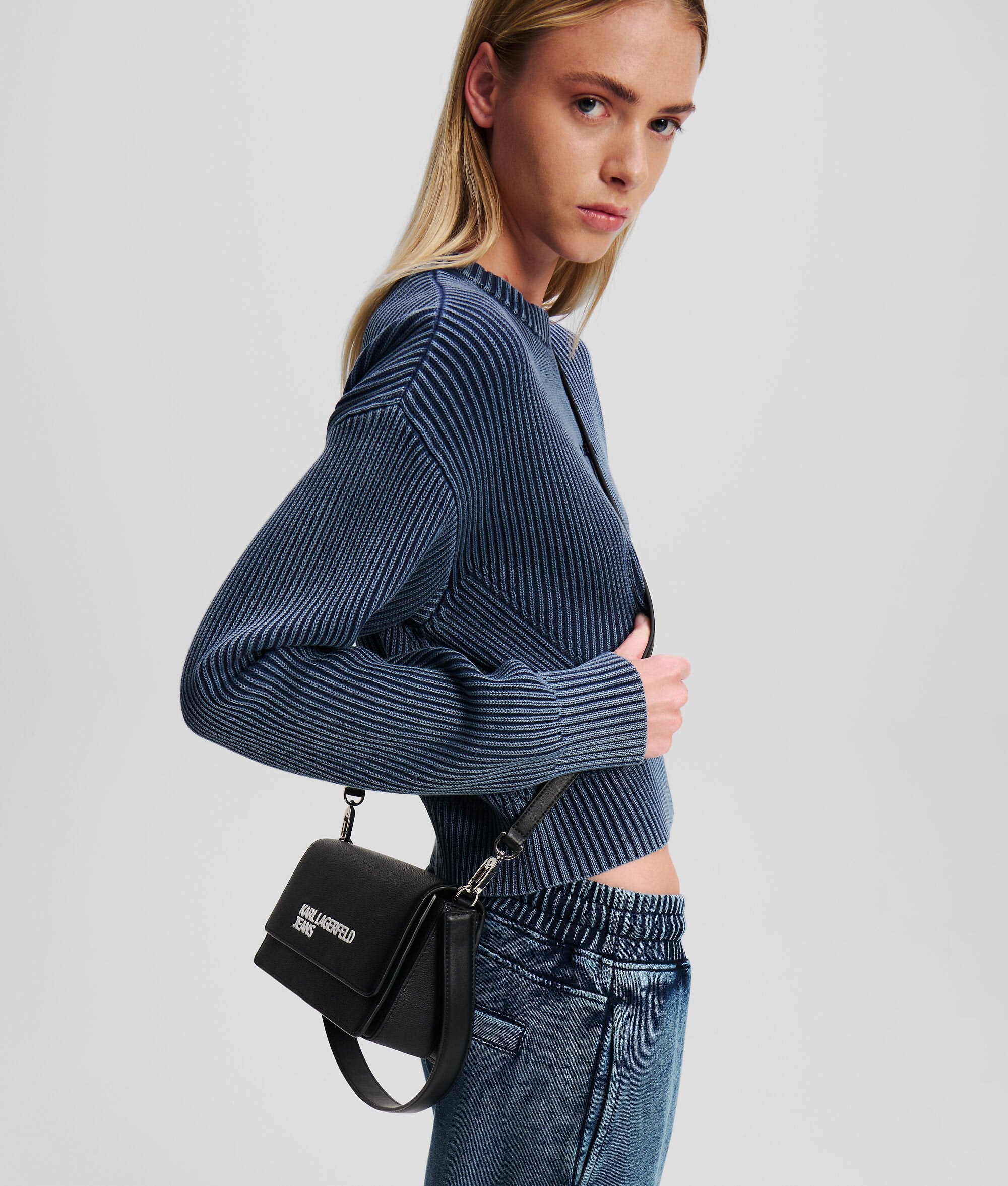 Logo Crossbody Bag BLACK BLACK