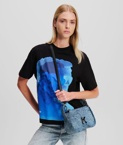 Sunglasses Denim Top-Handle Bag Acid Light Blue Acid Light Blue