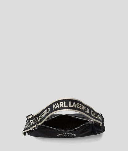 Rue St-Guillaume Metal Logo Shoulder Bag Black Black
