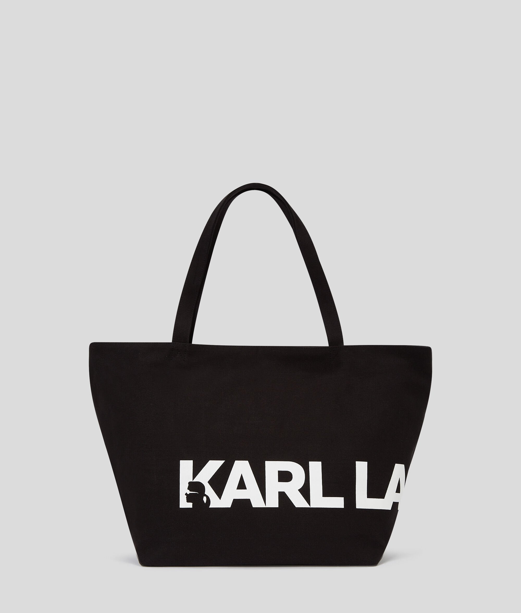 K/Essential Oversized Logo Shopper Black/White Black/White