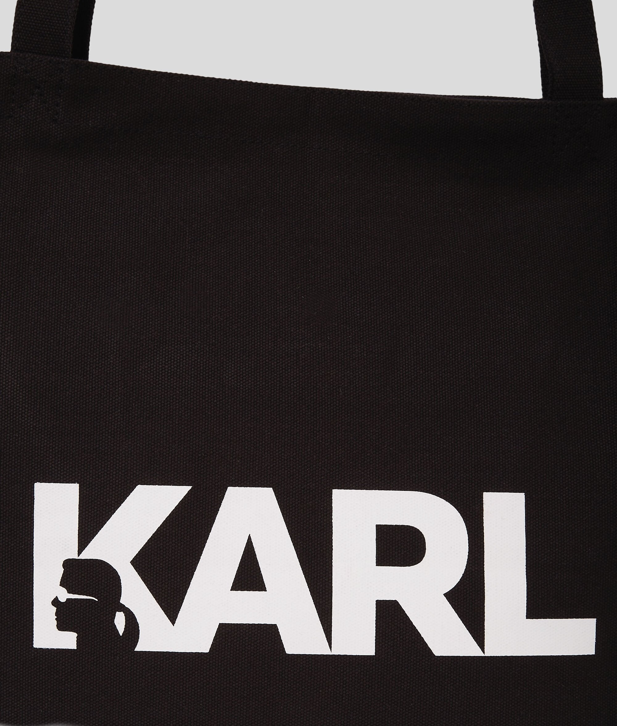 K/Essential Oversized Logo Shopper Black/White Black/White