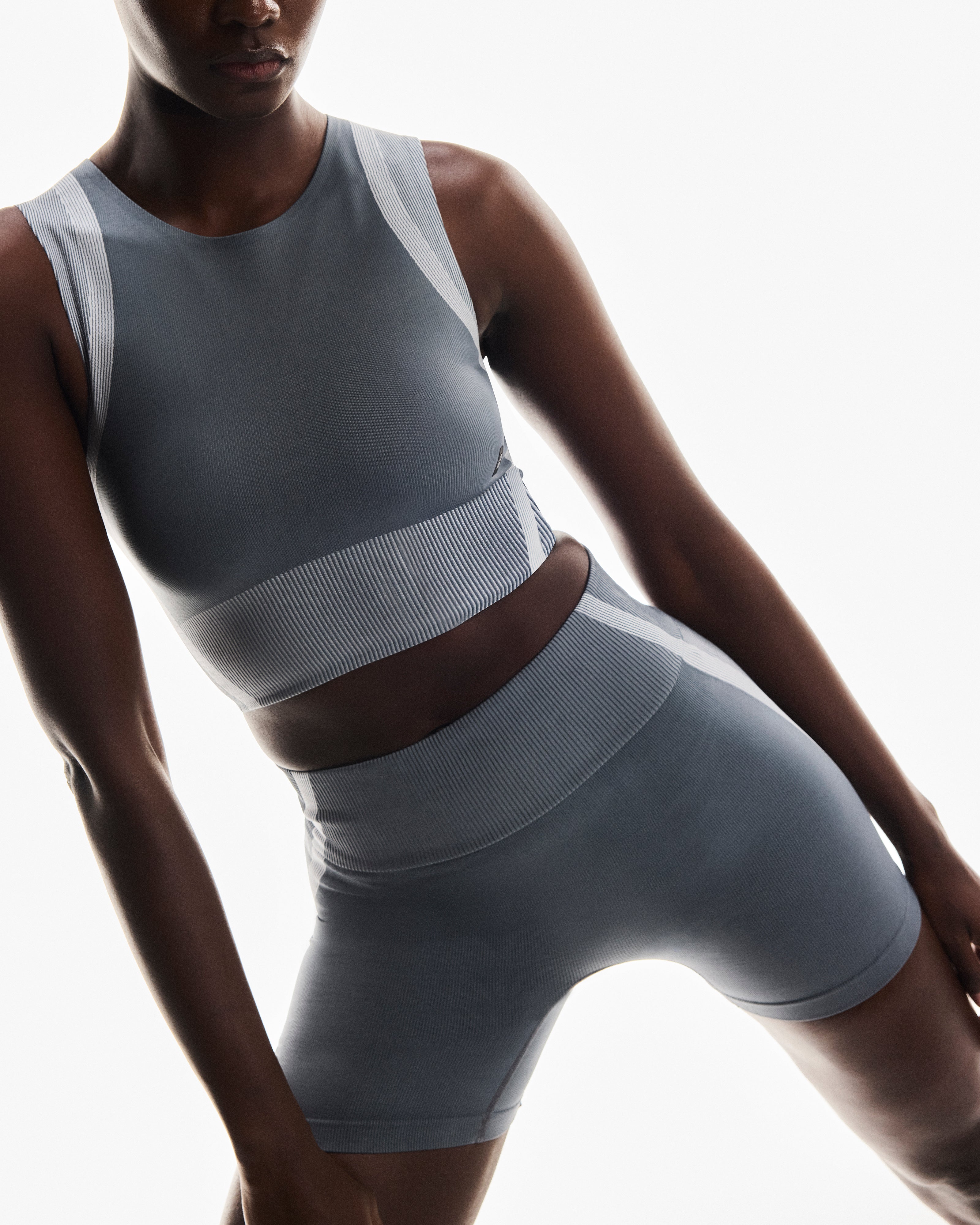 On Studio Knit Shorts Rock | Glacier (Women'S)