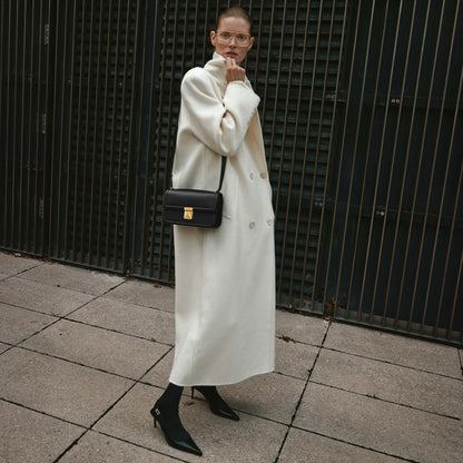 DeMellier The Paris Crossbody black smooth
