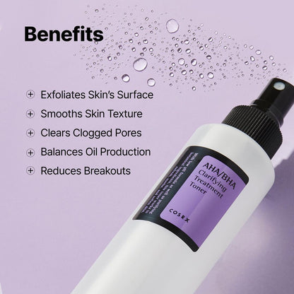 COSRX AHA/BHA Clarifying Treatment Toner