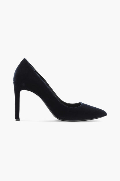 Maje Velvet Pumps Midnight Blue Women's