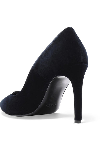 Maje Velvet Pumps Midnight Blue Women's