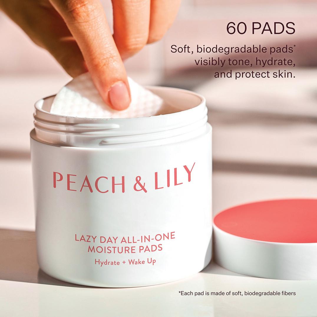 PEACH & LILY Lazy Day All-In-One Moisture Pads