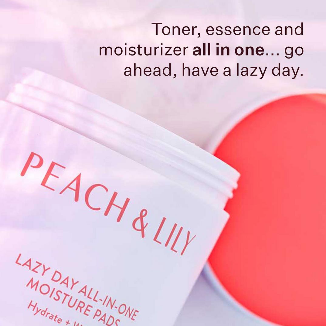 PEACH & LILY Lazy Day All-In-One Moisture Pads
