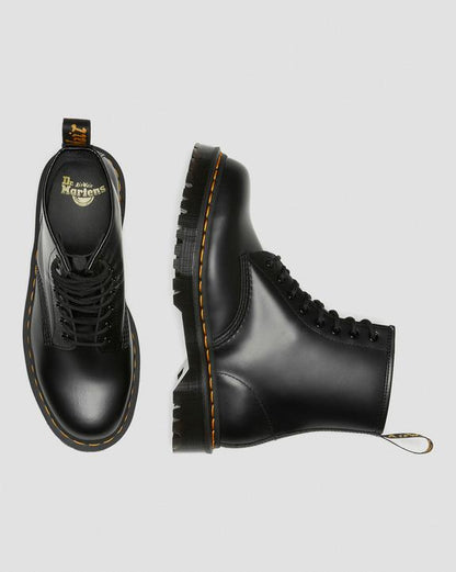 1460 Bex Smooth Leather Lace Up Boots - Black - Mens