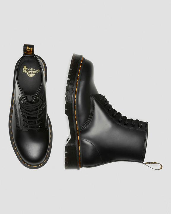 1460 Bex Smooth Leather Lace Up Boots - Black - Mens