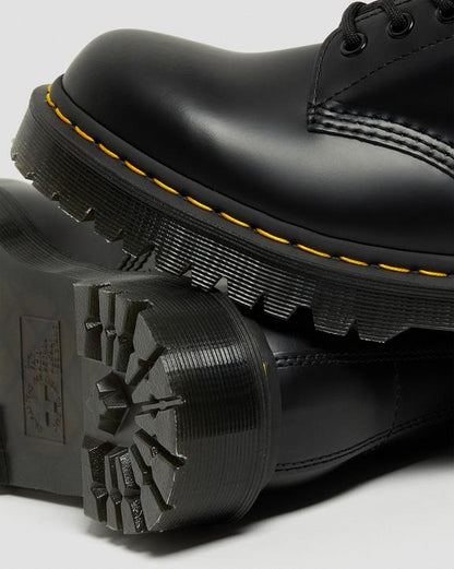 1460 Bex Smooth Leather Lace Up Boots - Black - Mens