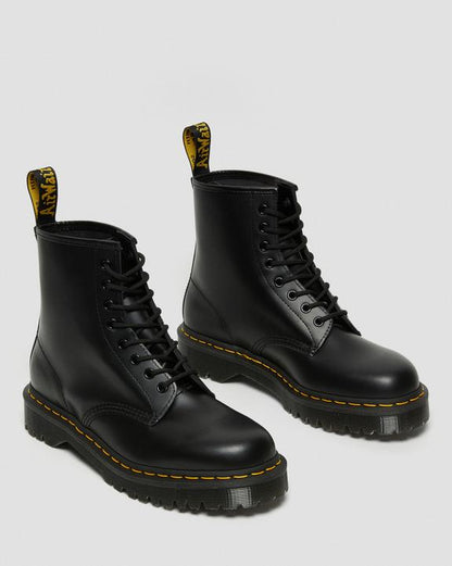 1460 Bex Smooth Leather Lace Up Boots - Black - Mens