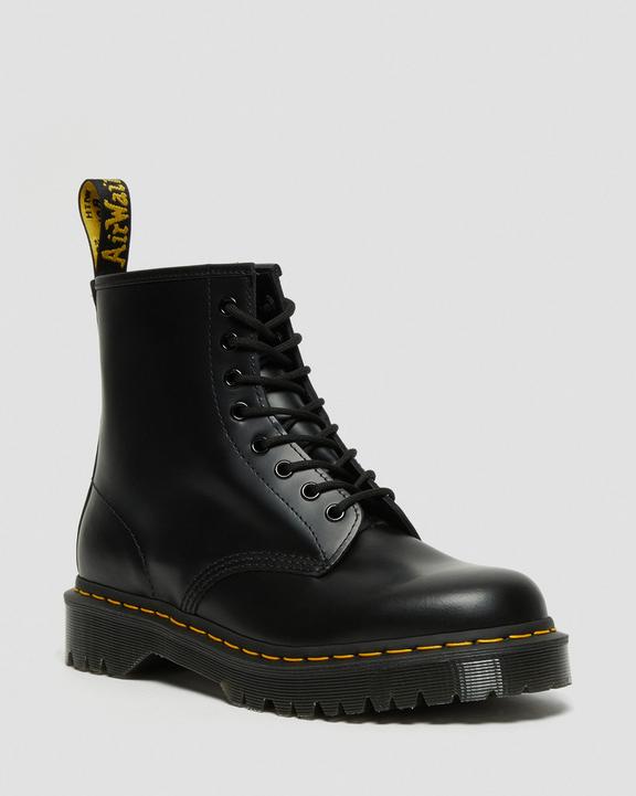 1460 Bex Smooth Leather Lace Up Boots - Black - Mens