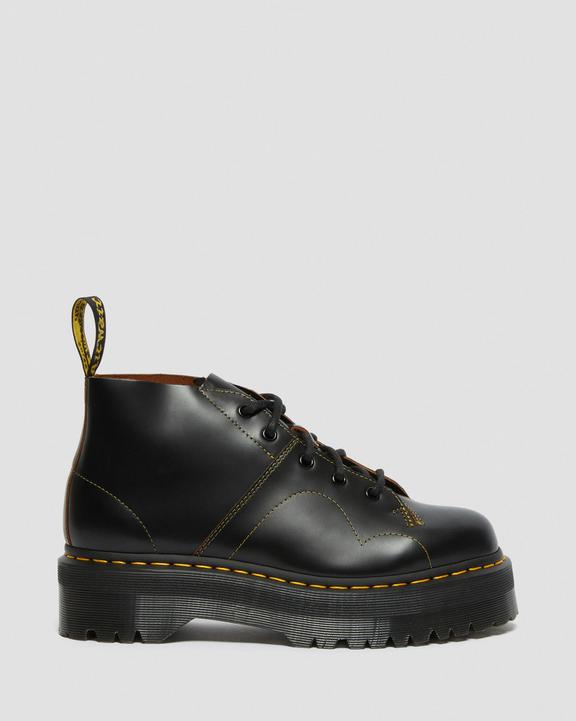 Dr. Martens Church Platform Monkey Boots Black - Mens