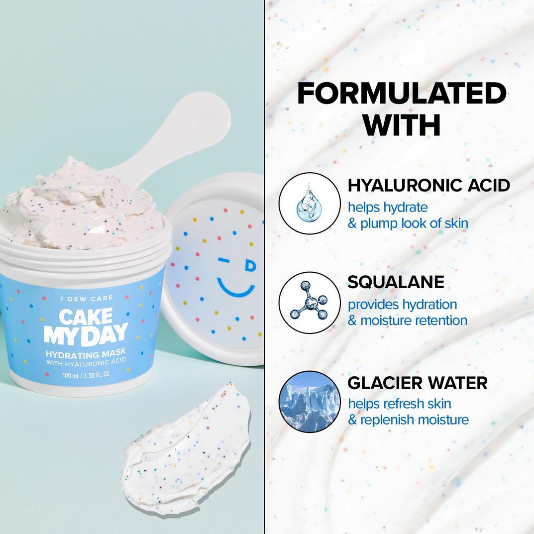 I Dew Care Cake My Day Hydrating Sprinkle Wash-Off Mask