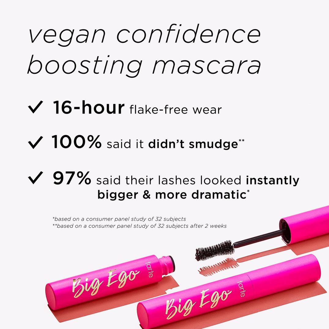 Tarte Travel-Size Big Ego Vegan Volumizing Mascara