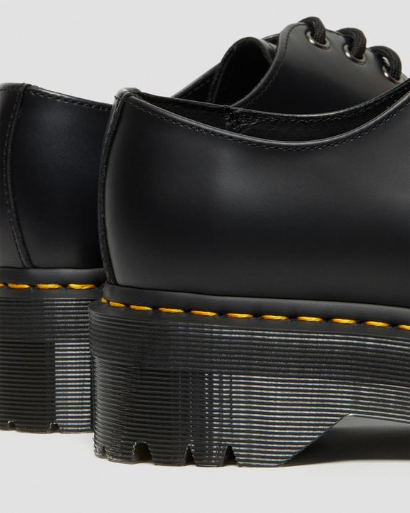 Dr Martens 1461 Smooth Leather Platform Shoes - Black