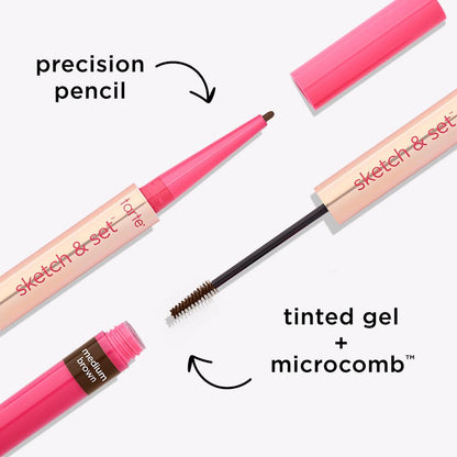 Tarte Big Ego Sketch & Set Brow Pencil & Tinted Gel