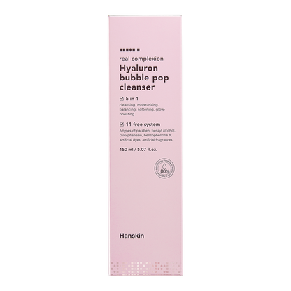 Hanskin Hyaluron Bubble Pop Cleanser