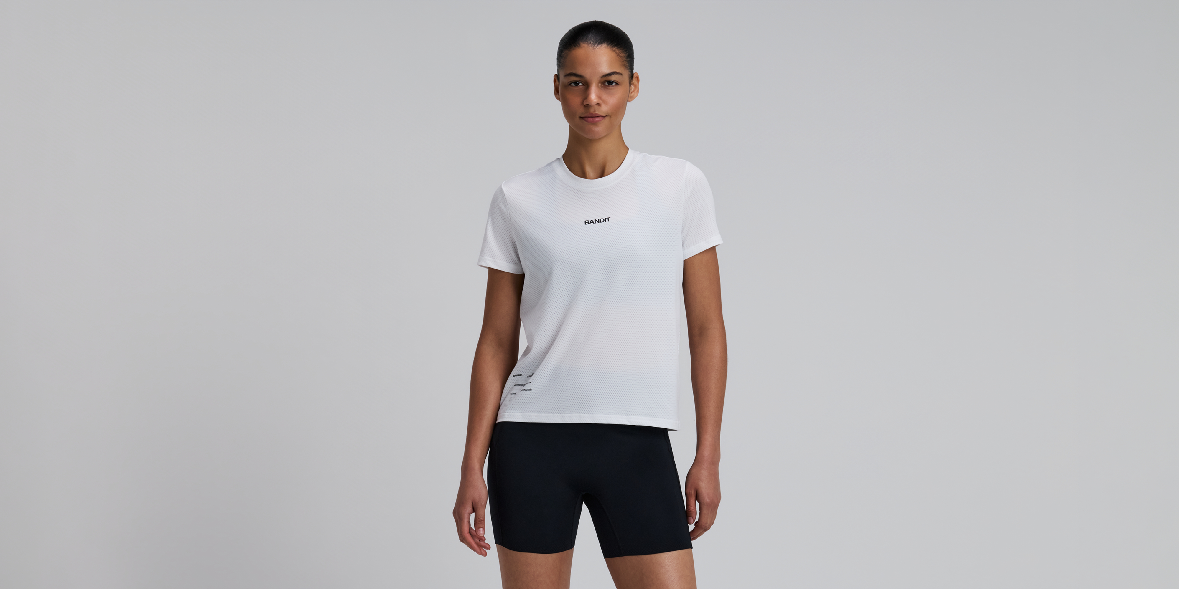 Bandit Womens Micromesh Run Tee White