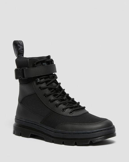 Dr. Martens Combs Tech Poly Casual Boots Black - Mens
